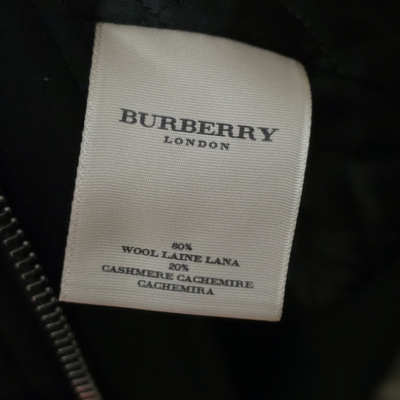 Burberry Men's Black Wool Coat - Picture 8 of 8